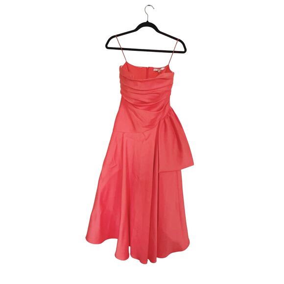 Badgley Mischka The Perfect Ruched Strapless Dress US8 - Picture 5 of 9